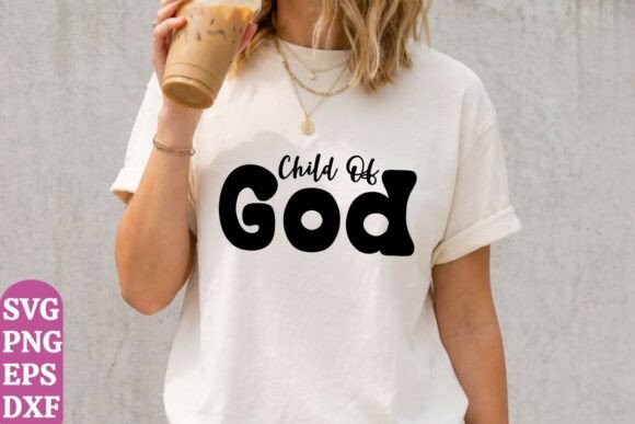 Christian SVG T-Shirt Designs: God & Child of God