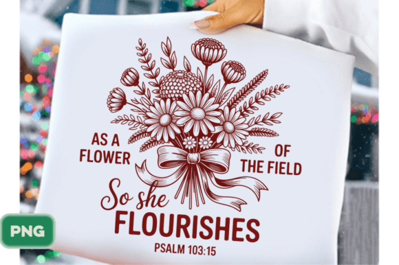Floral Vintage Jesus PNG for T-Shirt Designs