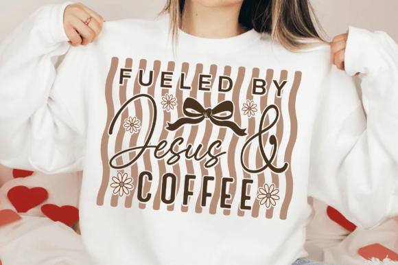 Fueled by Jesus & Coffee SVG — T-Shirt Designs