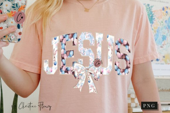 Pearl Easter Jesus PNG Design for T-Shirt Designs