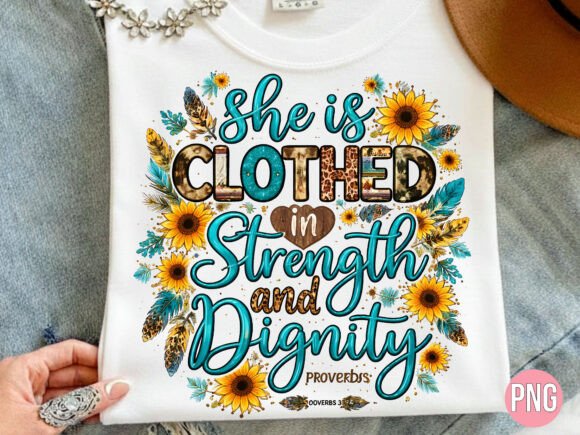 Strength Dignity Bible T-Shirt Designs